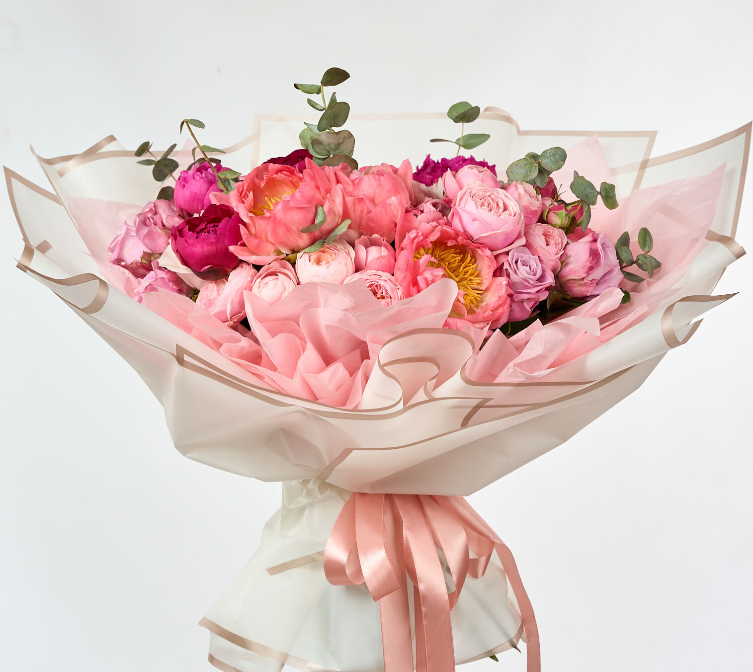 Bouquet de pivoines